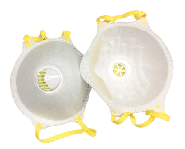 4ply FFP3 Professional Protective Face Mask with Valve, Cup Shape