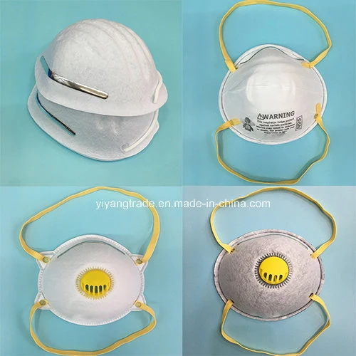N95 Active Carbon Security Mask with Cup Shape for Industrial Usage