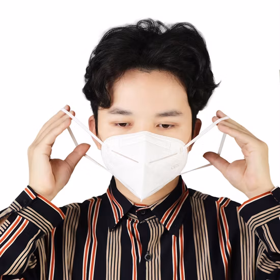 Disposable KN95 FFP2 FFP1 Protective Face Mask Filter with Valve